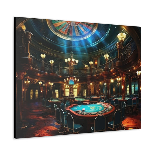 Casino Night Canvas Art