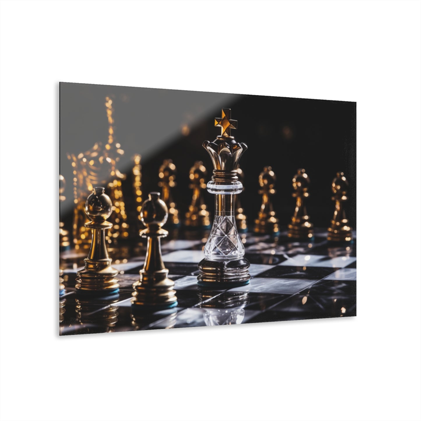 Checkmate, No Background Concept Style, Acrylic Wall Art