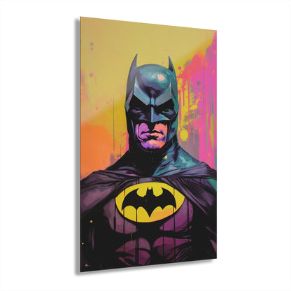 Retro Batman, Colorsplash, Fan Concept Style, Acrylic Wall Art