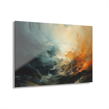 Fire Storm, Concept Style, Abstract, Acrylic Wall Art