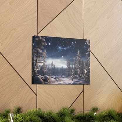 Celestial Snow Canvas Art