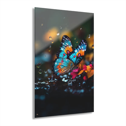 Butterfly Rain, Animal, Concept, Acrylic Wall Art