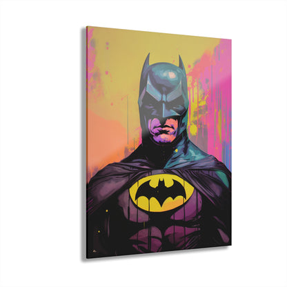 Retro Batman, Colorsplash, Fan Concept Style, Acrylic Wall Art