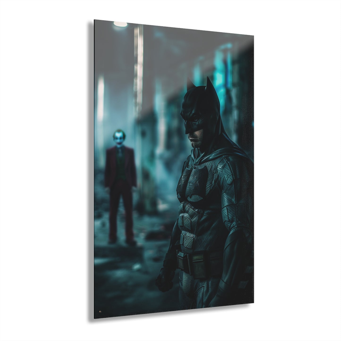 Watch your back, Fan Concept Style Batman, Acrylic Wall Art