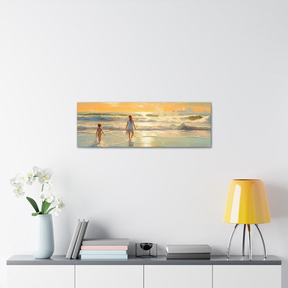 Sunset Walk Canvas Art