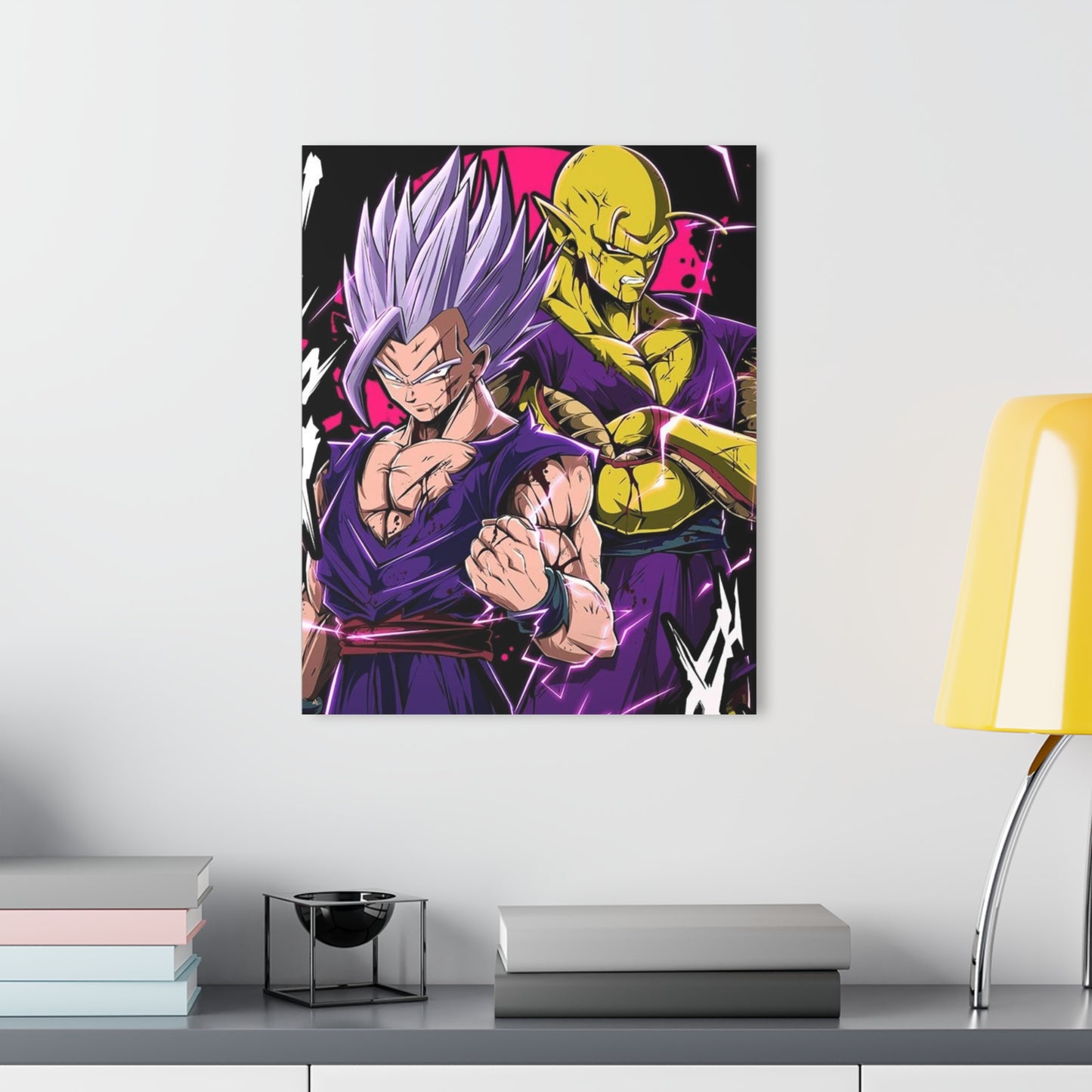 Orange Beast, Gohan, Piccolo, Anime Color Splash, Concept Style, Acrylic Wall Art