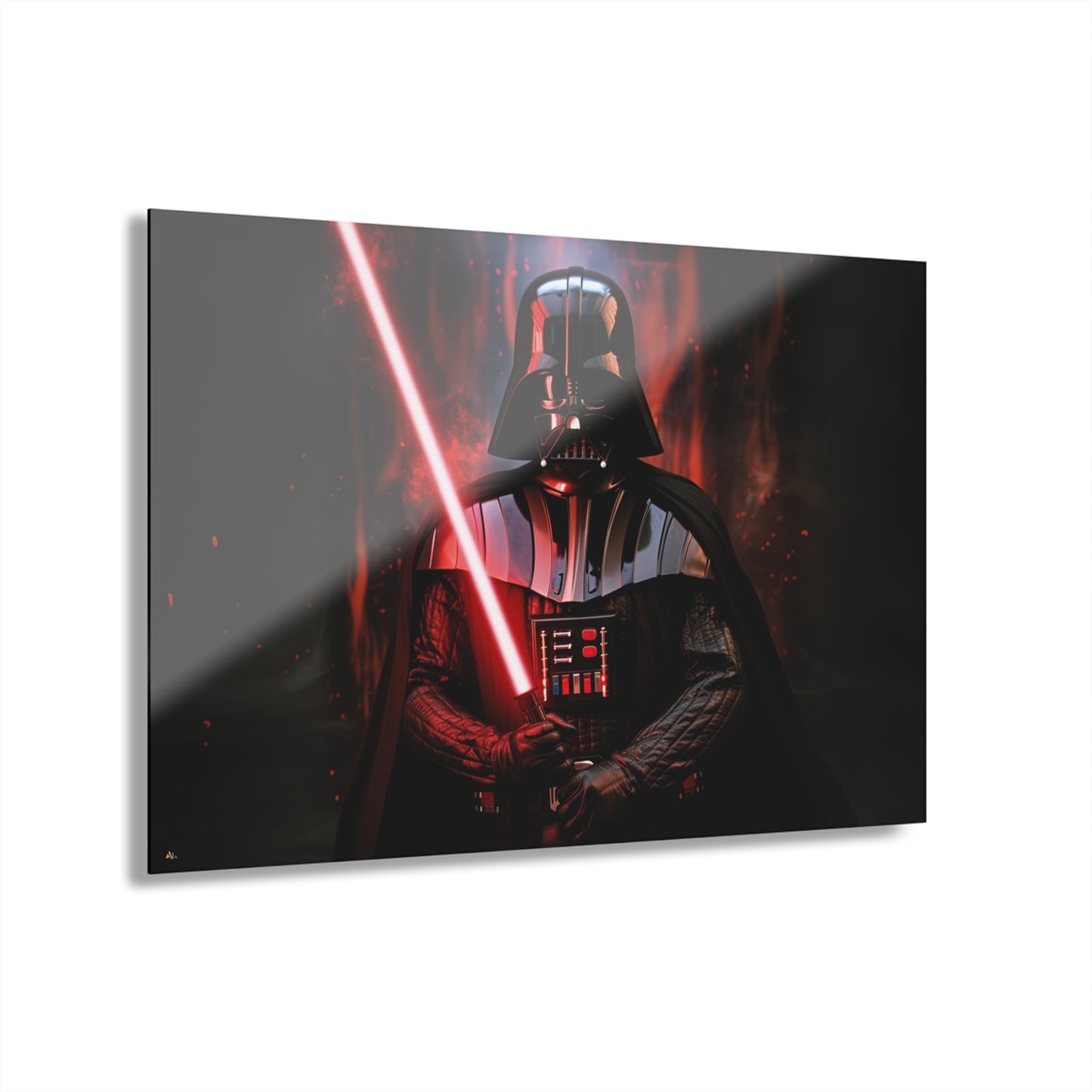 Lord Vader, Star Wars, Color Splash, Concept Style, Acrylic Wall Art