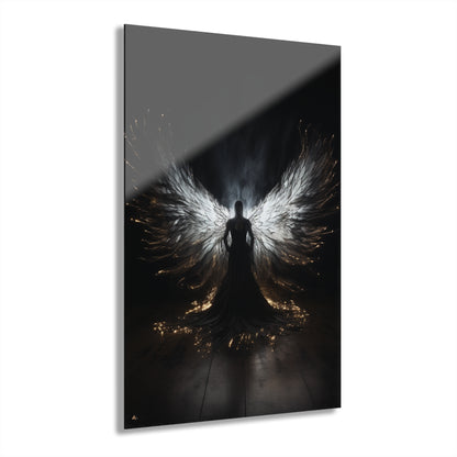 Fallen Angel, Spiritual, Concept Style, Acrylic Wall Art