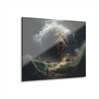 Oceanic Jungle, Animal Landscape, Concept Style, Acrylic Wall Art