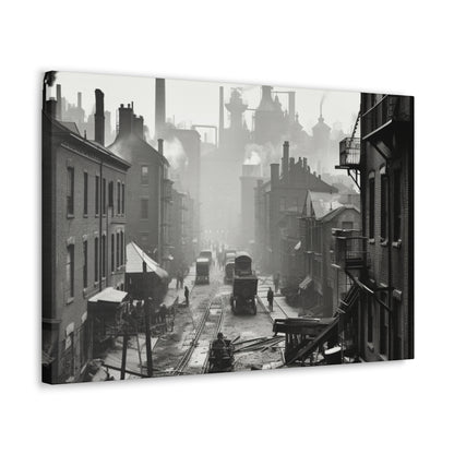 Industrial City Canvas Art