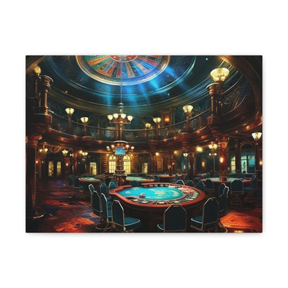 Casino Night Canvas Art