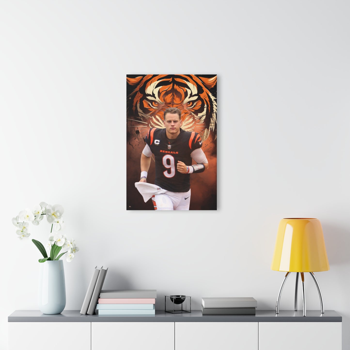 Joe Burrow, Bengals Fan Concept, Acrylic Wall Art