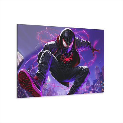 Spiderverse, Miles Morales Color Splash, Concept Style, Acrylic Wall Art