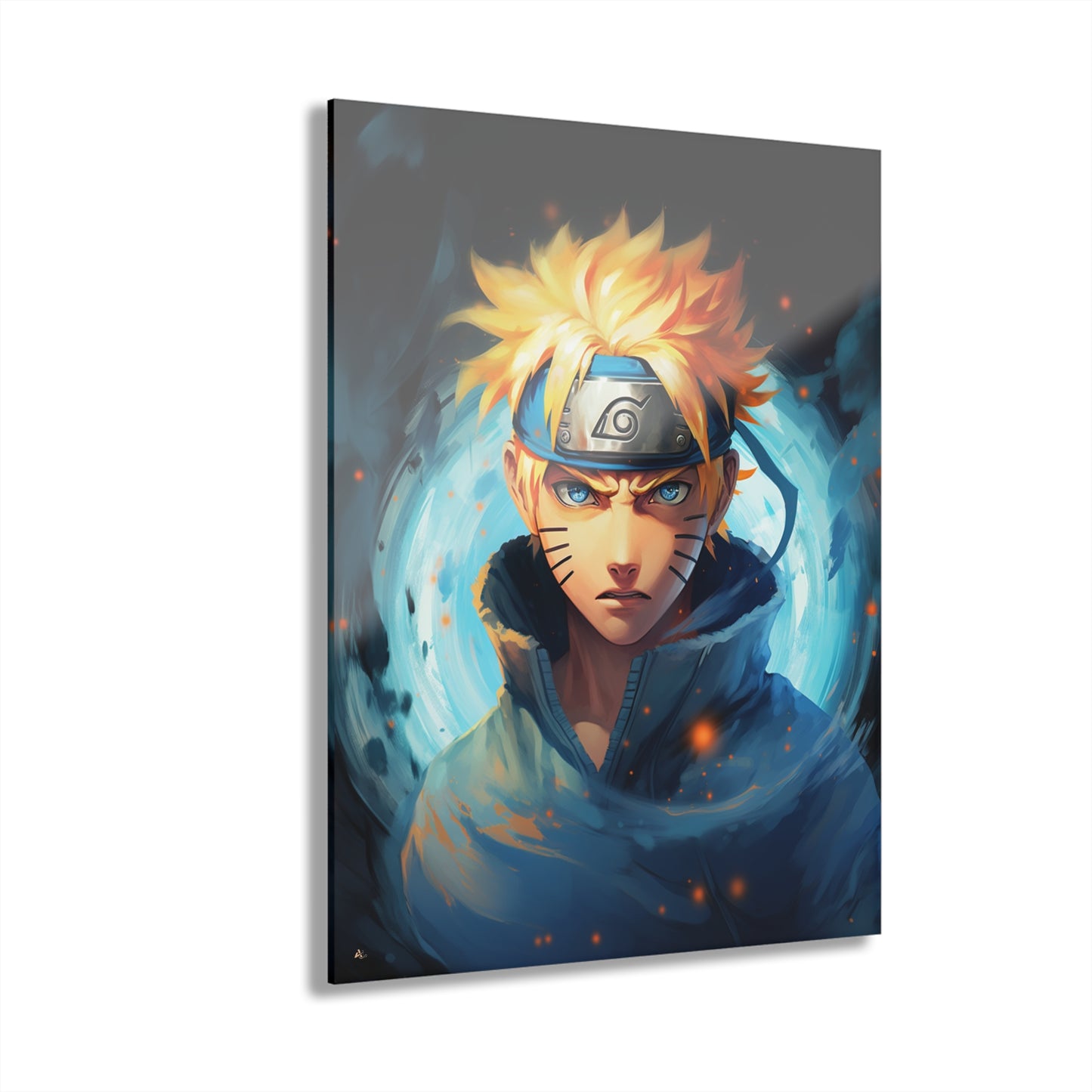 Naruto, Anime Color Splash, Concept Style, Acrylic Wall Art