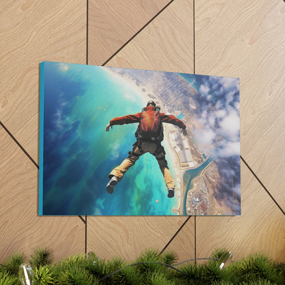 Free Fall Canvas Art