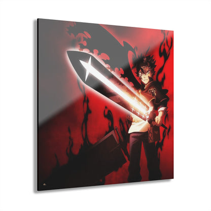 Asta, Anime, Black Clover Color Splash, Concept, Acrylic Wall Art