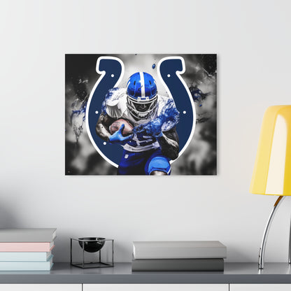 Colts Brillance, Indiana, Indianapolis, Football Fan, Concept Style, Acrylic Wall Art