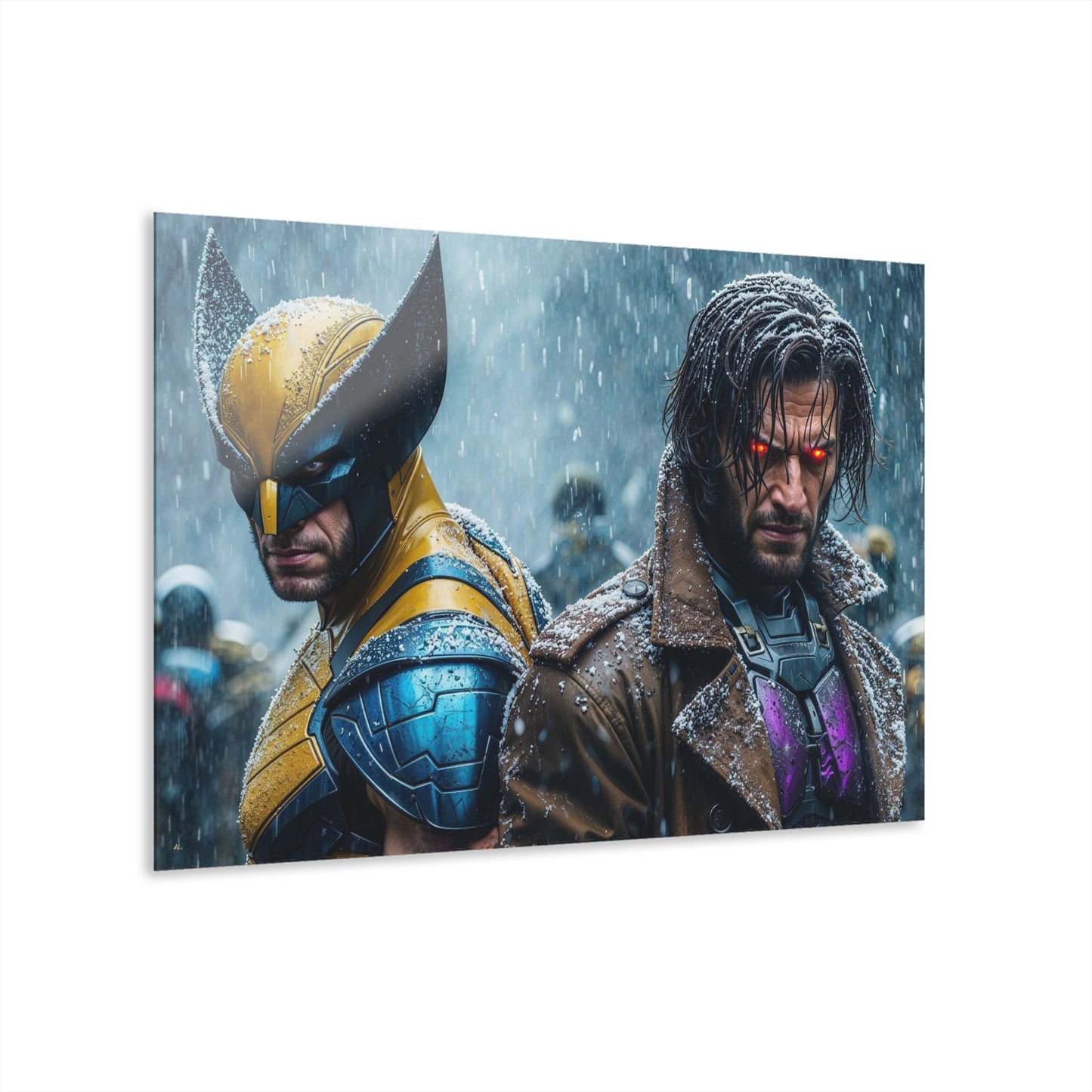 Wolverine and Gambit, X-men Concept Acrylic Wall Art