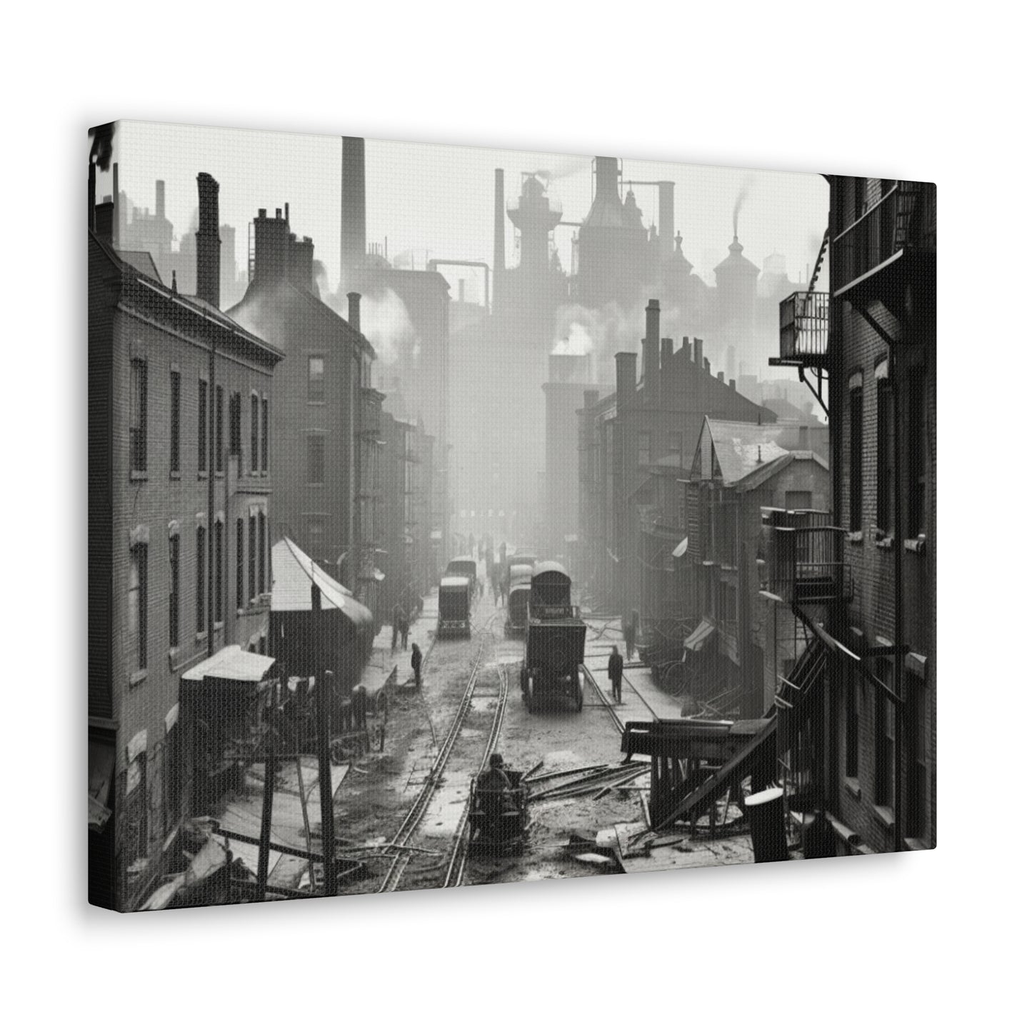 Industrial City Canvas Art