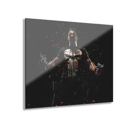 Punisher Berserk, Marvel Color Splash, Concept Style, Acrylic Wall Art