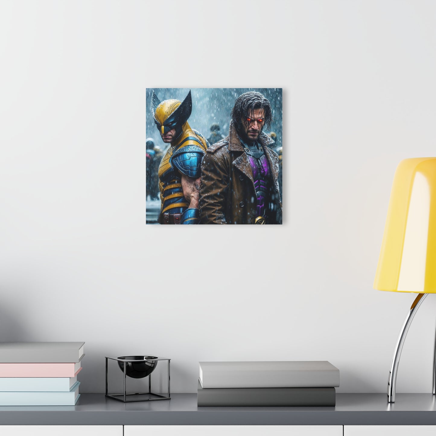 Wolverine and Gambit, X-men Concept Acrylic Wall Art