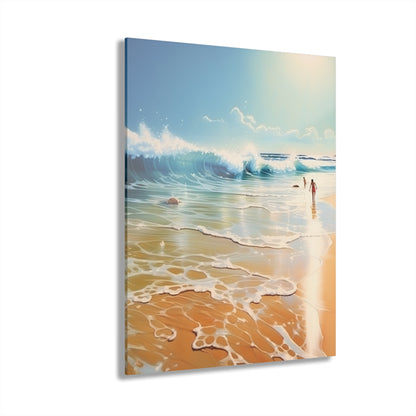 Beach Day, Landscape Concept Style, Acrylic Wall Art