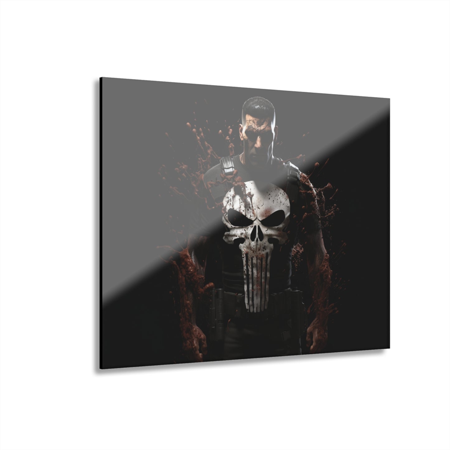 Punisher, Marvel Color Splash, Concept, Style, Acrylic Wall Art