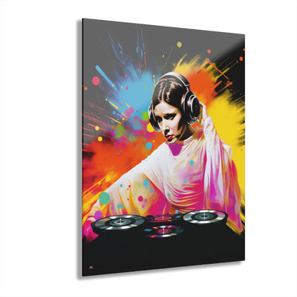 Star Mixer Leia, Pop Culture, Princess Concept Style, Acrylic Wall Art