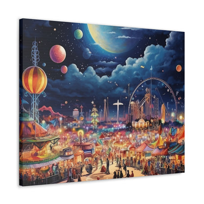 Space Carnival Canvas Art