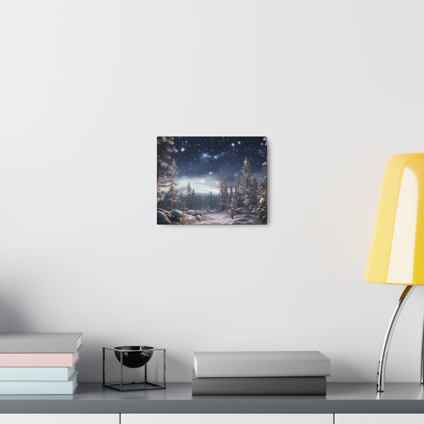 Celestial Snow Canvas Art