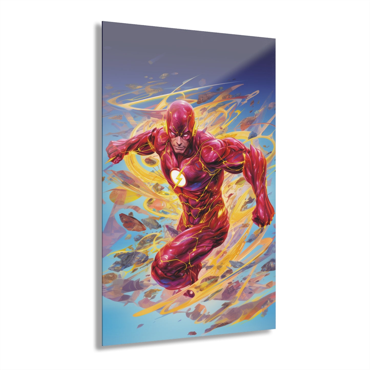 Flash, DC Color Splash, Concept,  Acrylic Wall Art