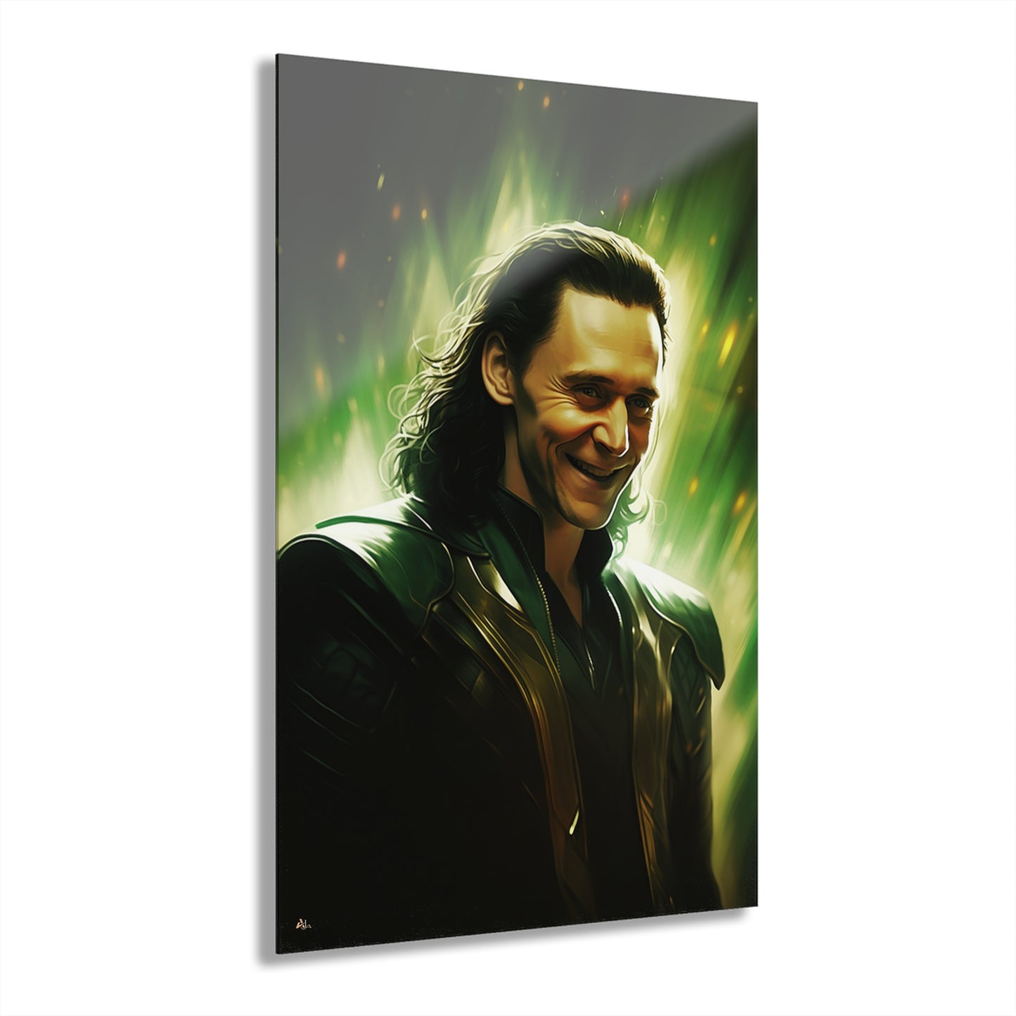 Glorious Purpose, Loki, Marvel Color Splash, Concept Style, Acrylic Wall Art