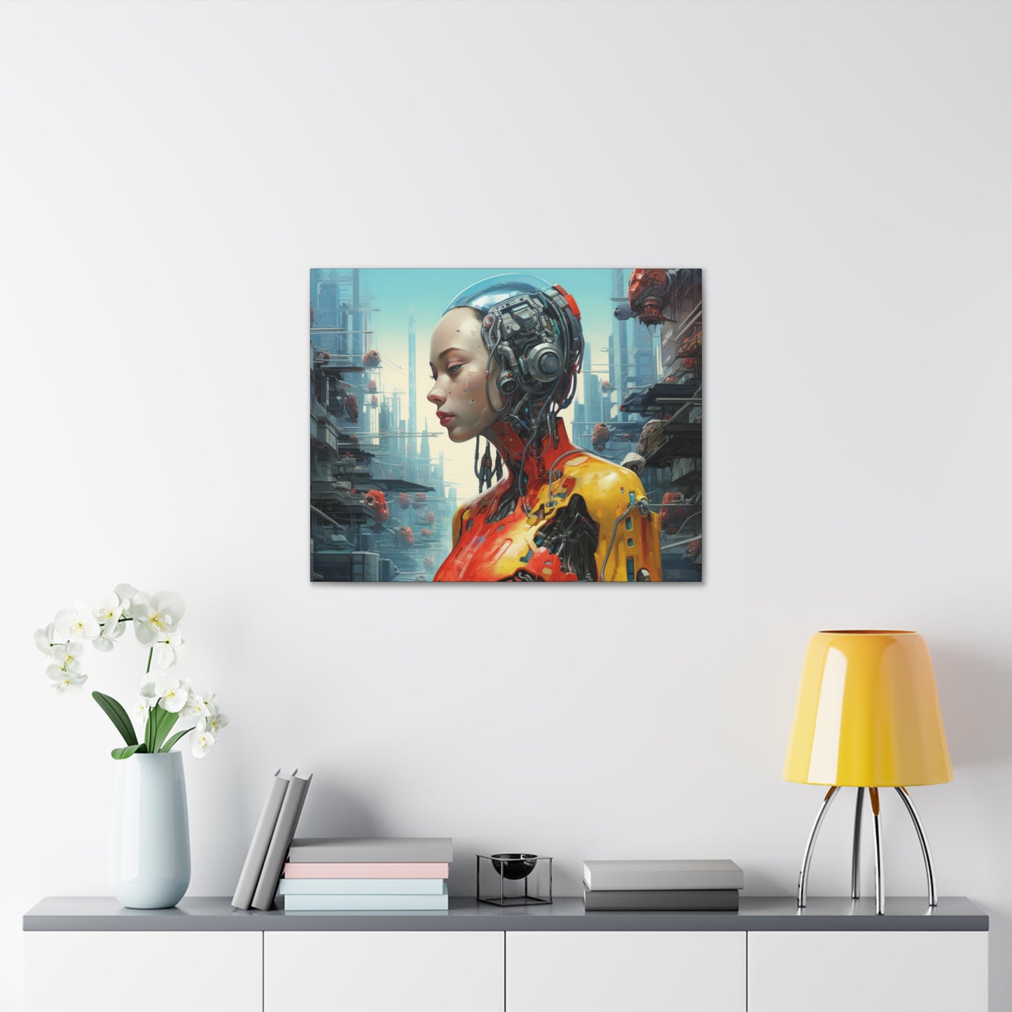 Pretty AI Canvas Art