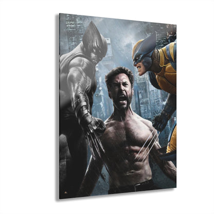 Wolverine, Shades of Adamantium,  Hugh Jackman, Fan Concept Style, Acrylic Wall Art