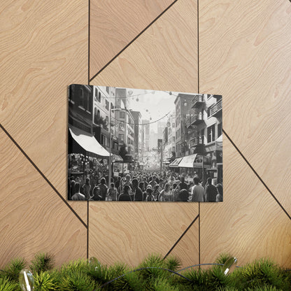 Street Fair Canvas Art