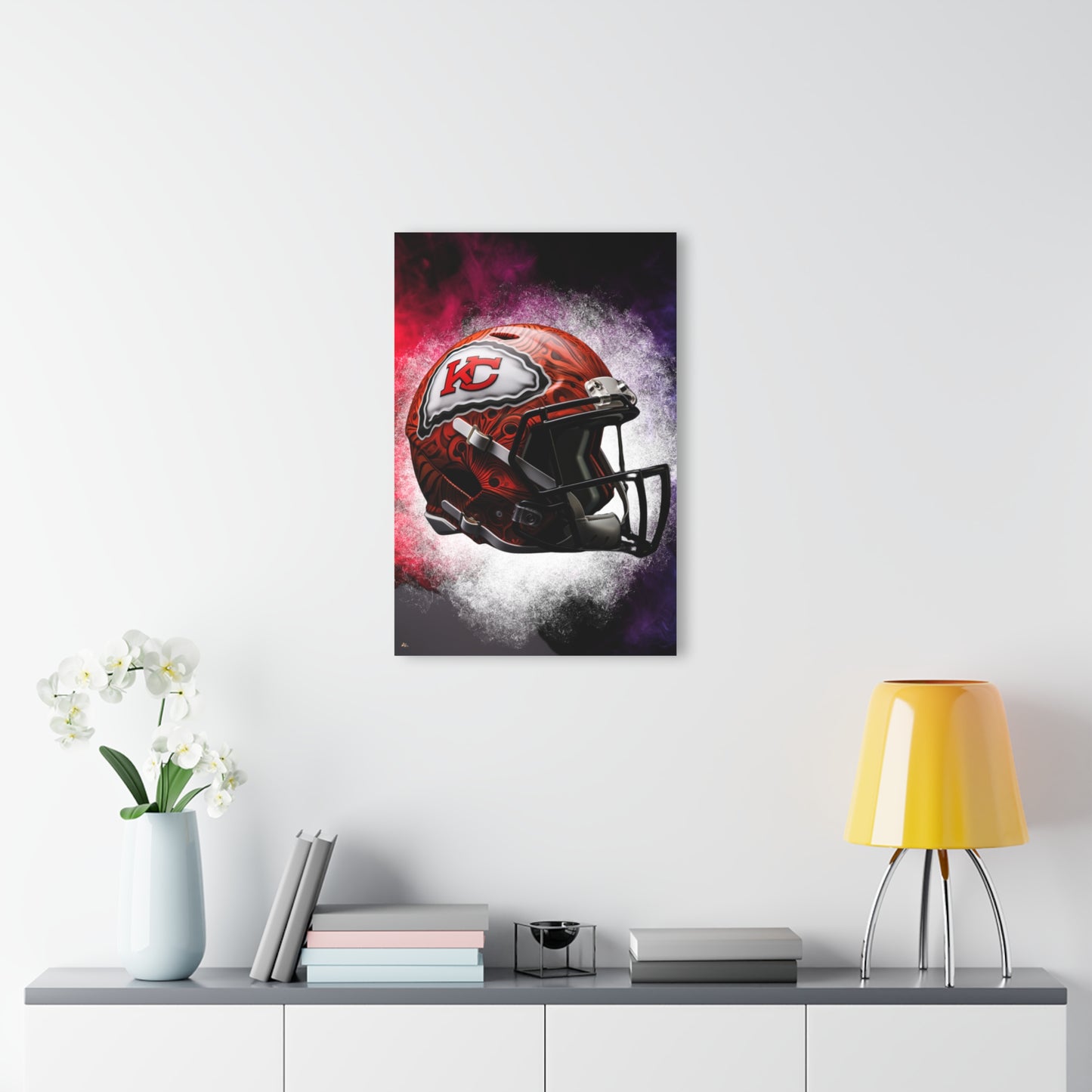 Chiefs Radiance, Kansas City, Football, Fan Colorsplash Concept Style, Acrylic Wall Art