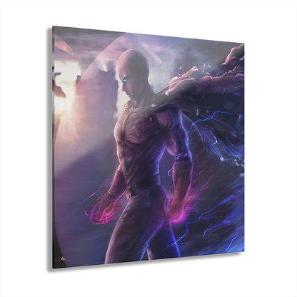 Saitama, One Punch Walk, Fan Concept Style, Acrylic Wall Art