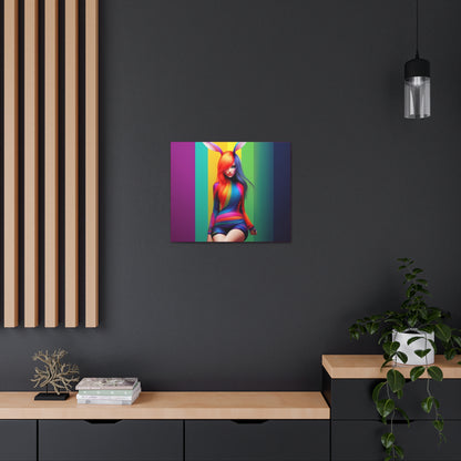 Bad Bunny Canvas Art