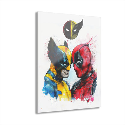 Regenerative Adversaries, Fan Concept Style, Wolverine and Dead Pool, Acrylic Wall Art