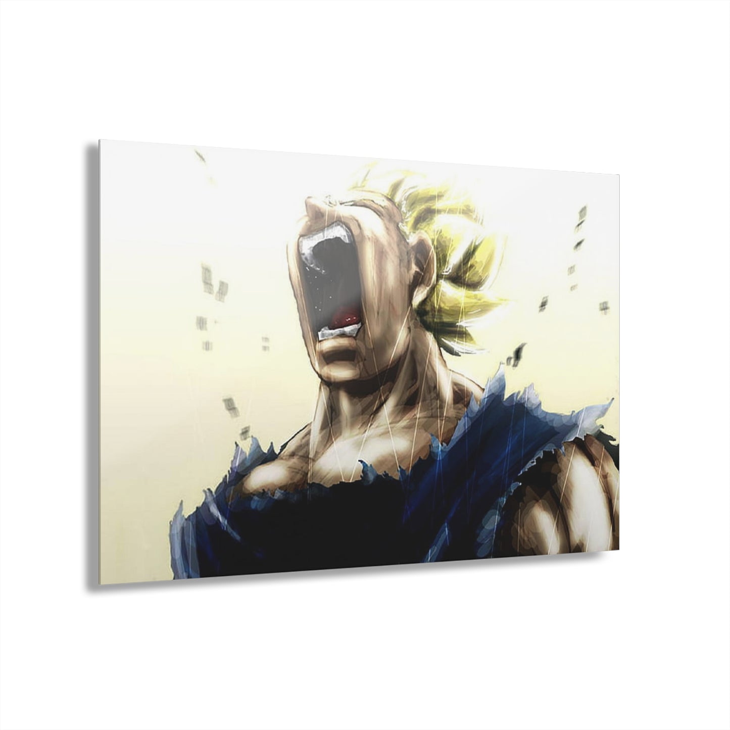 Vegeta's Sacrifice, Style, Concept, Acrylic Wall Art