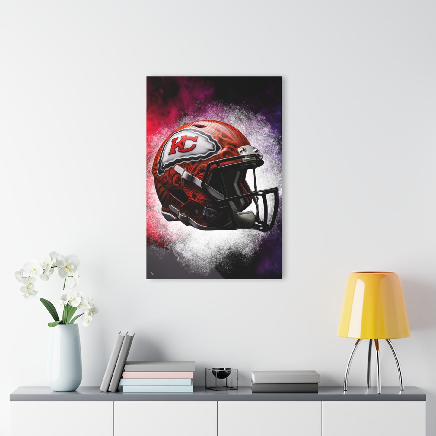 Chiefs Radiance, Kansas City, Football, Fan Colorsplash Concept Style, Acrylic Wall Art