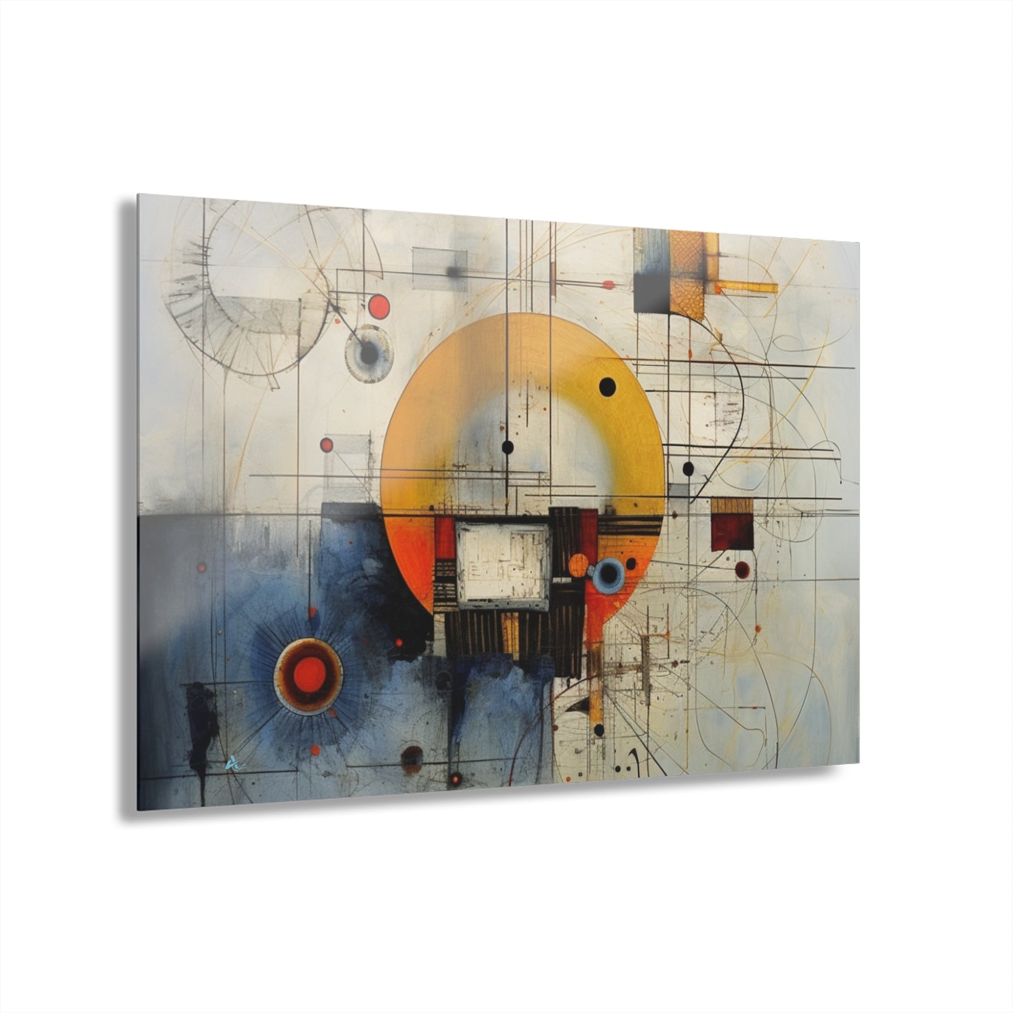 Geometry Reimagined, Abstract Concept, Acrylic Wall Art