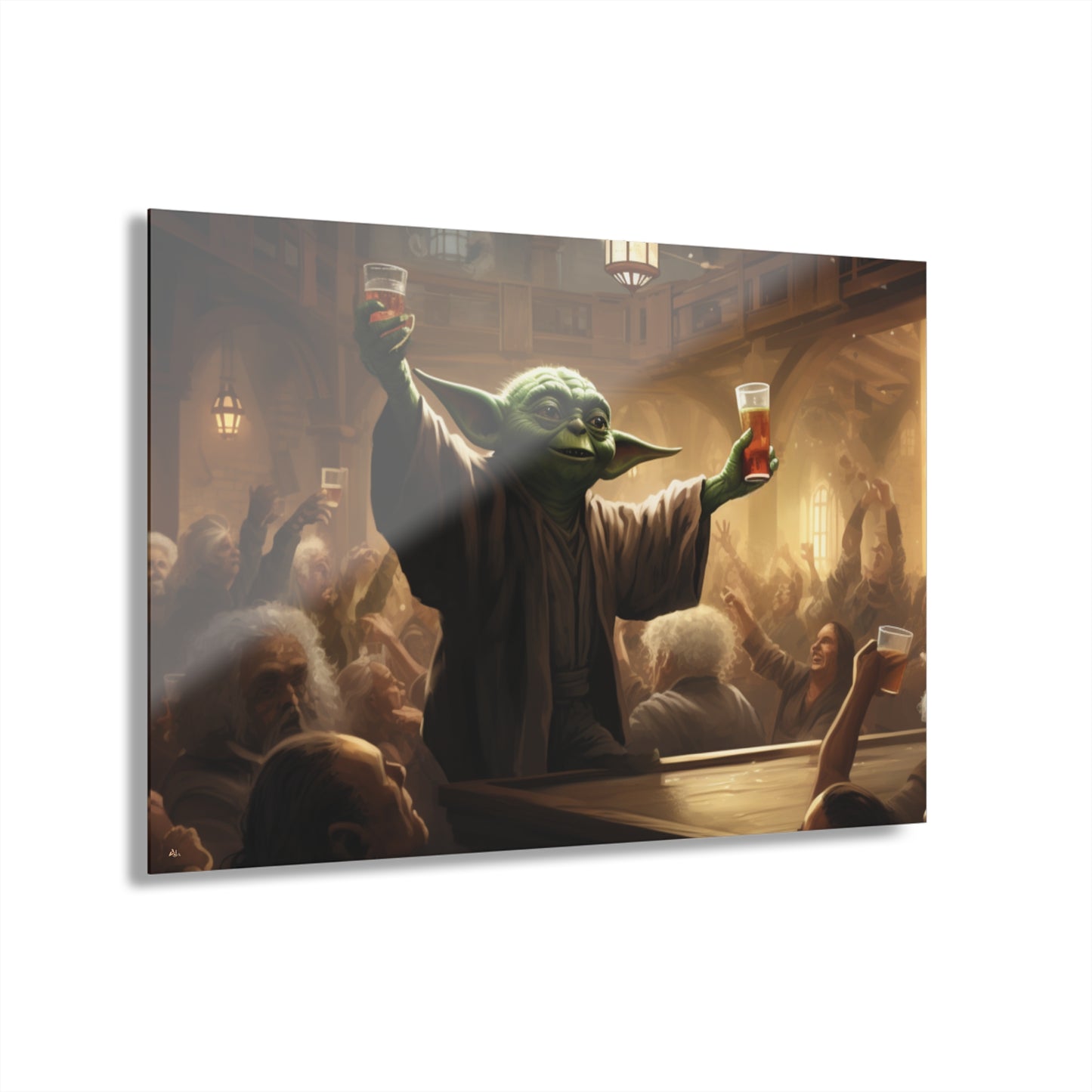 Force Party, Pop Culture, Funny, Concept Style, Acrylic Wall Art