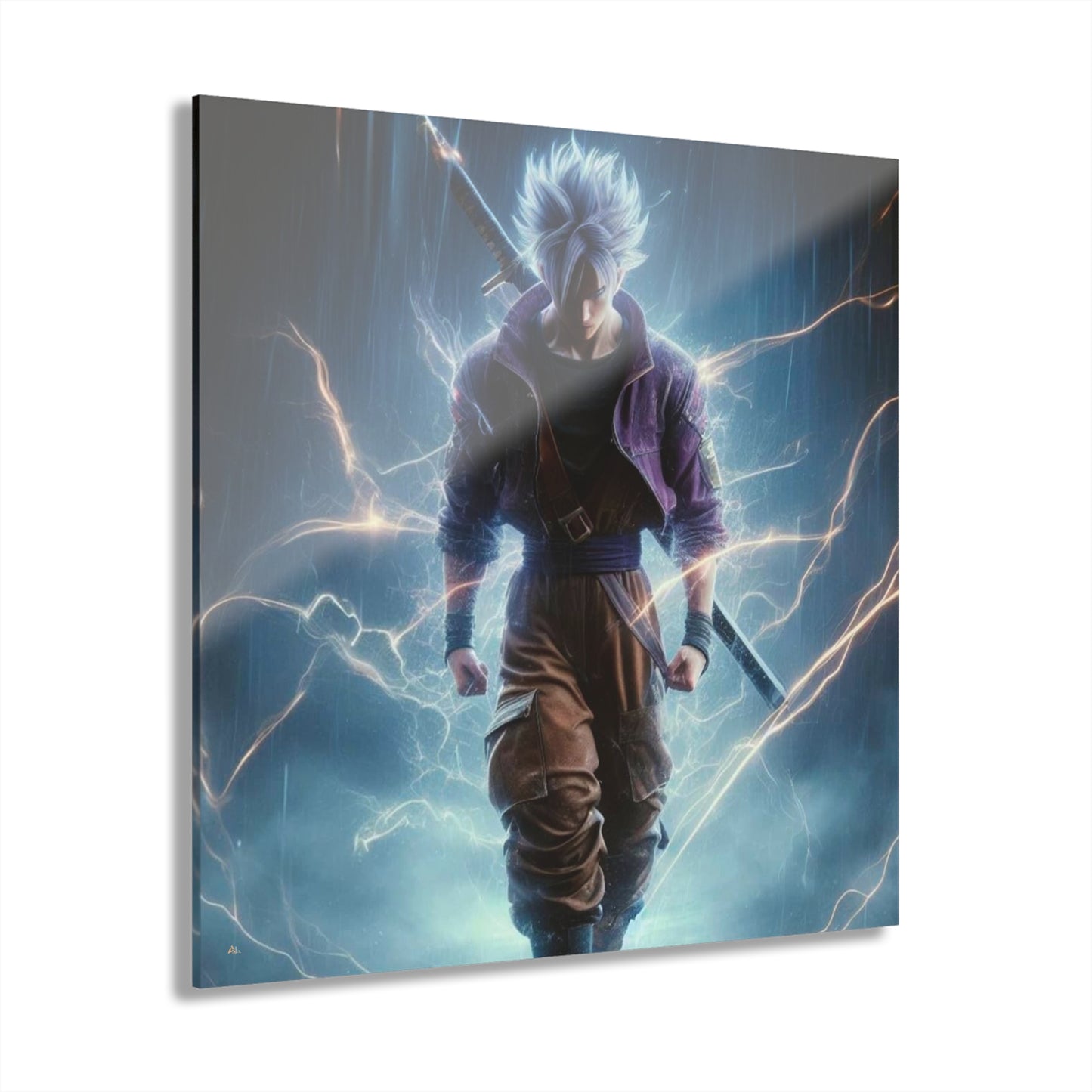 Ultra Future Trunks, Fan Concept Style, Acrylic Wall Art