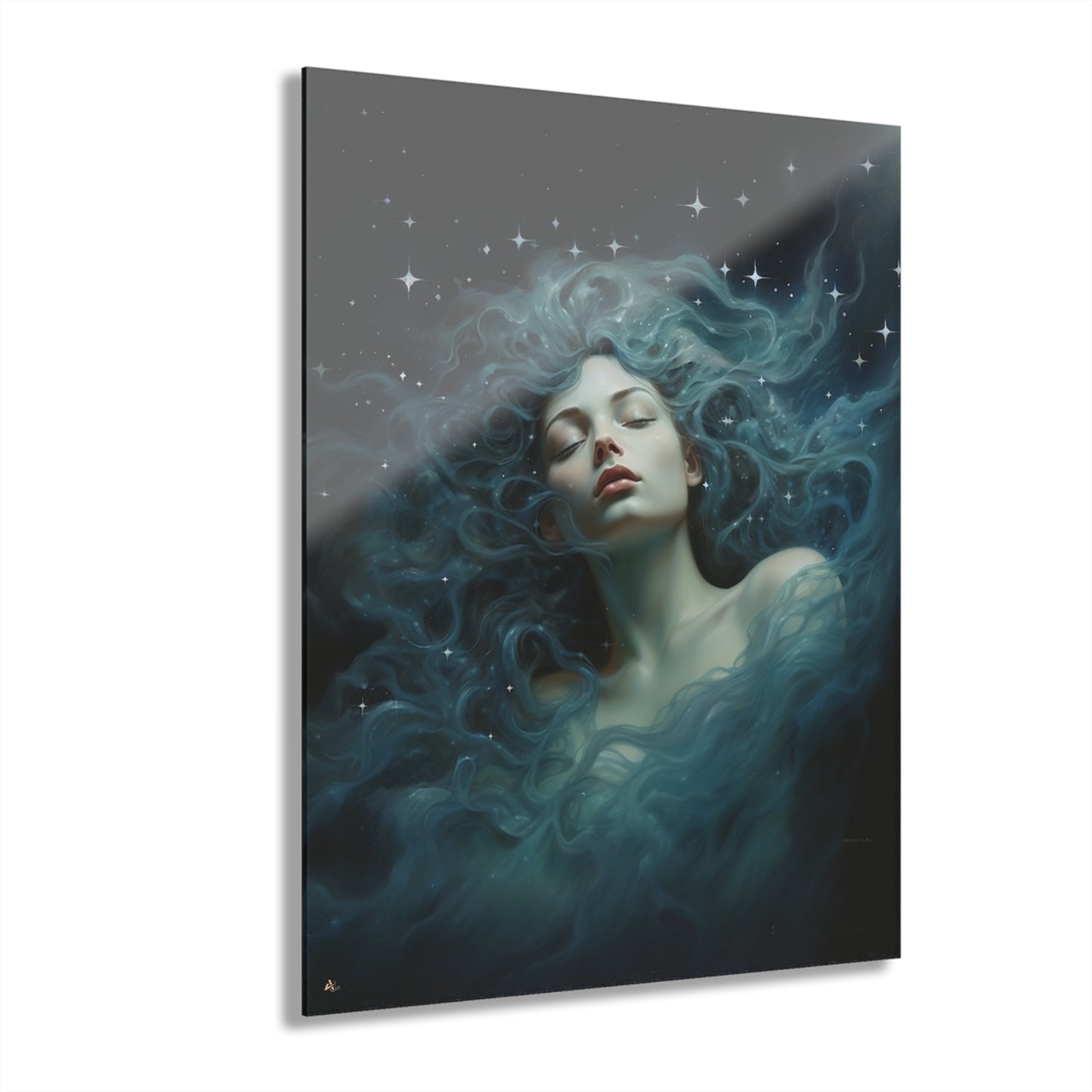 Ethereal Dream, No Background, Space Concept Style, Acrylic Wall Art