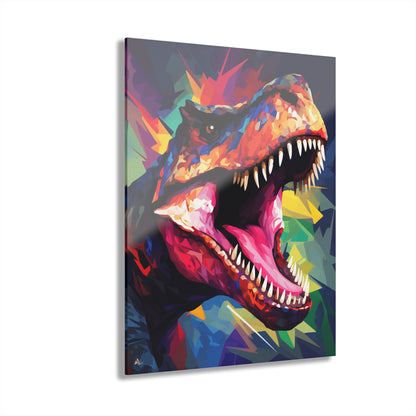 Rex, Animal Color Splash, Concept Style, Acrylic Wall Art