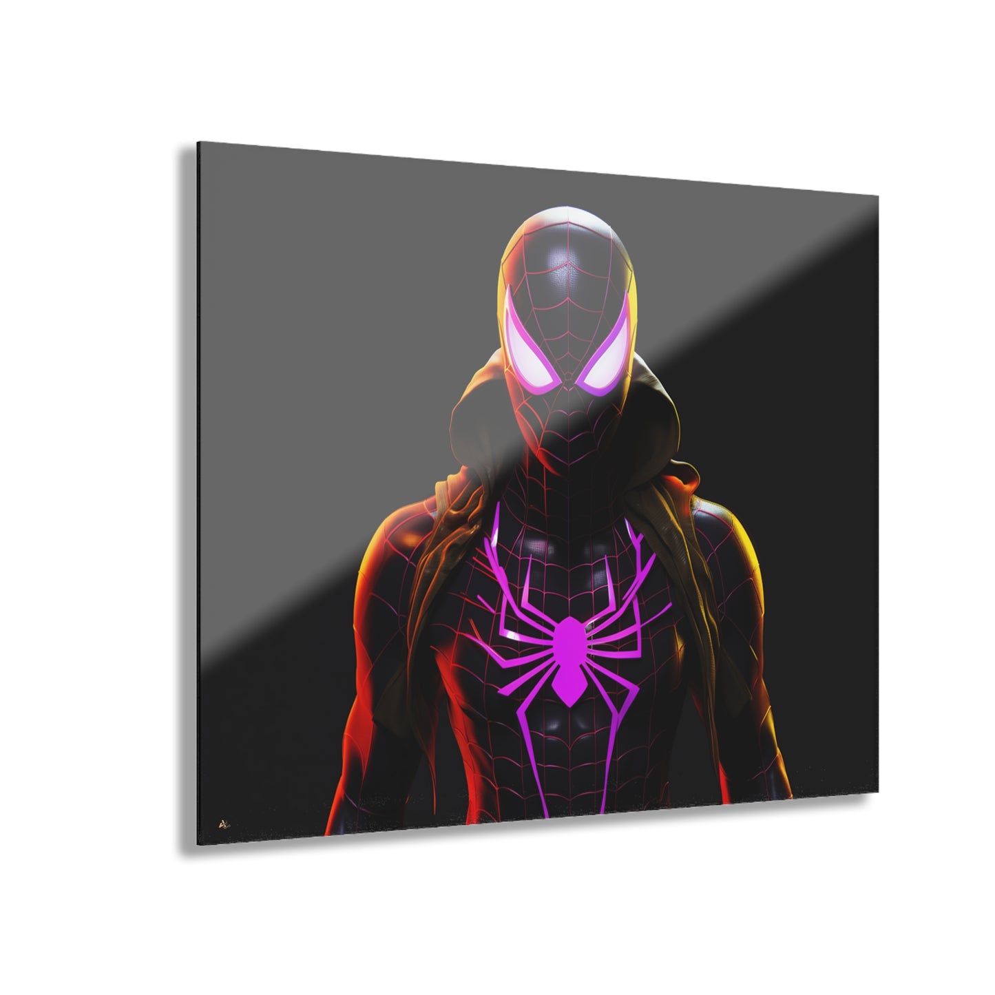 Miles, Spiderman, Marvel Concept Style, Acrylic Wall Art