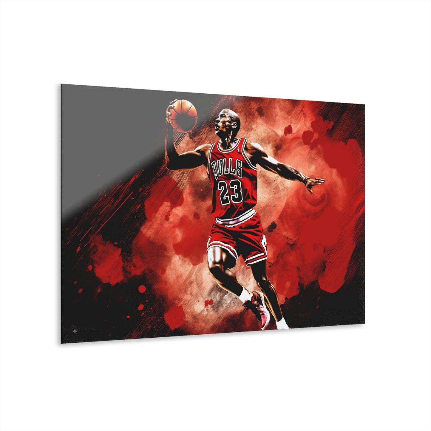 Air Jordan Color Splash, Basketball Fan Concept Style, Acrylic Wall Art