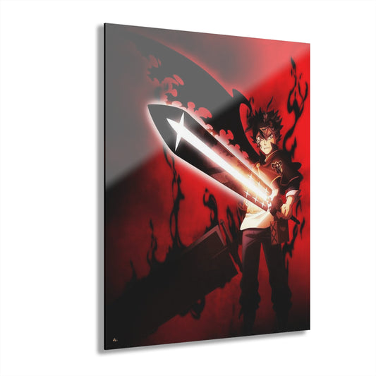 Asta, Anime, Black Clover Color Splash, Concept, Acrylic Wall Art