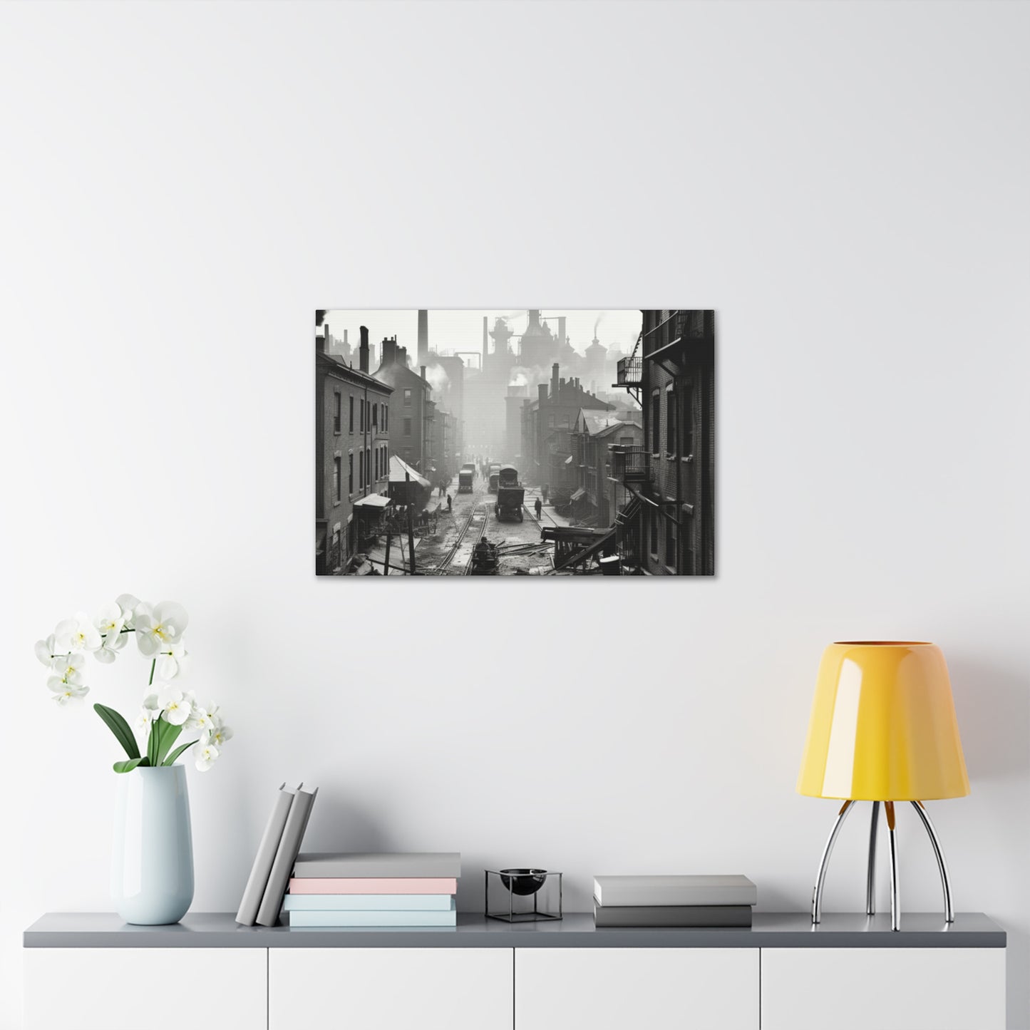 Industrial City Canvas Art